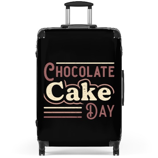 Chocolate Cake Day Dessert Delicious Sweet Suitcases