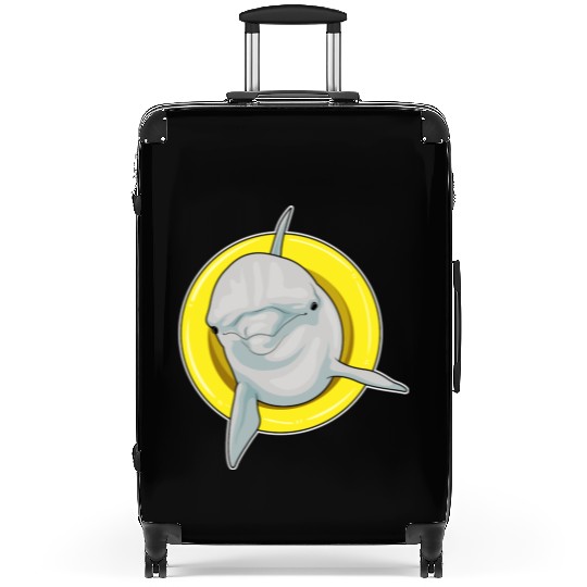 Dolphin Swimming Lifebuoy Suitcases