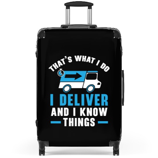 Postal Worker Mail Lady Delivery Mail Escort Suitcases