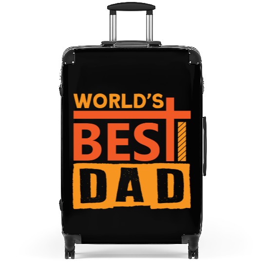 World s Best Dad Ever Fathers Day Suitcases