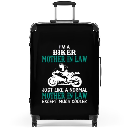 I'M A BIKER MOTHER IN LAW Suitcases