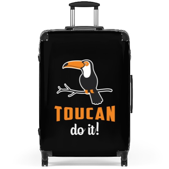 Toucan Do It Bird Watcher Watching Retro Toucans Suitcases
