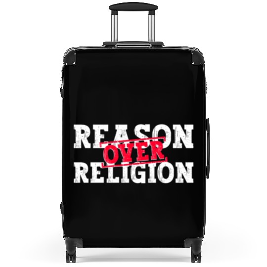 Reason Over Religion - Atheist Atheism Suitcases
