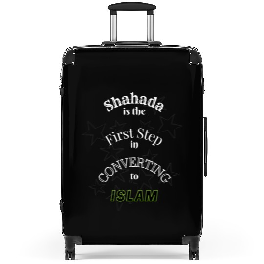 Shahada is the First Step in converting to Islam Suitcases