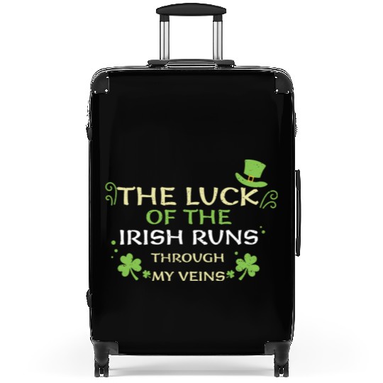The luck of the Irish runs throu... Suitcases