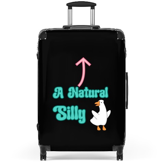 A Natural Silly Goose: Fun & Lighthearted Design Suitcases