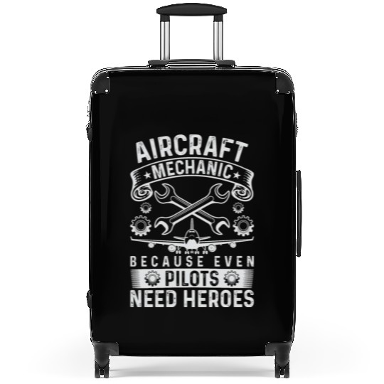 Airplane Mechanic Funny Aviation Technician Suitcases