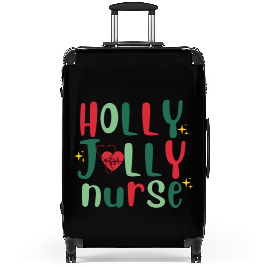 HOLLY JOLLY NURSE6 Suitcases