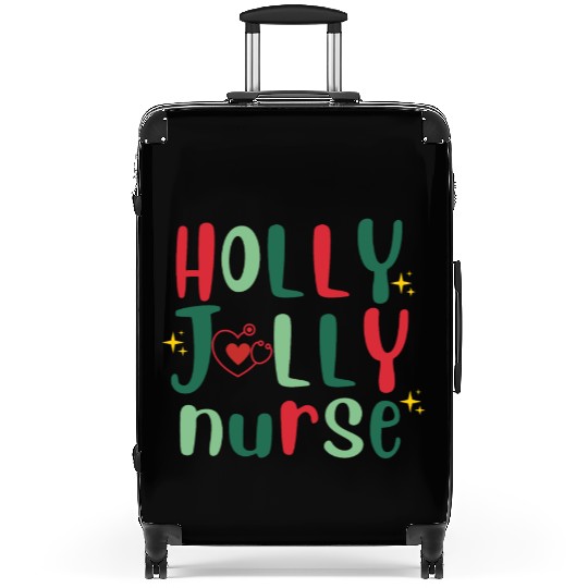 HOLLY JOLLY NURSE4 Suitcases