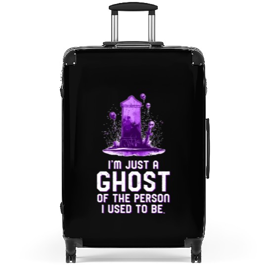 A Ghost Of Who I Used To Be Emo Unisex Suitcases