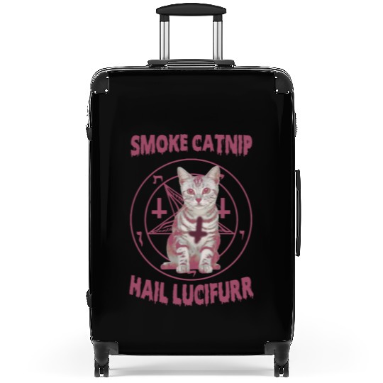 Smoke Catnip Hail Lucifurr Suitcases