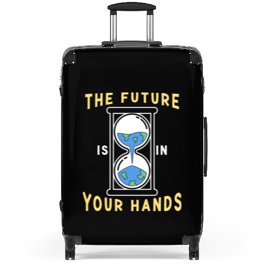 Earth Hour Time Environmentalist Save The Planet Suitcases