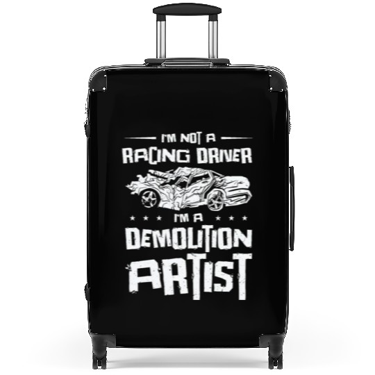Demolition Derby Car Demo Driver Suitcases
