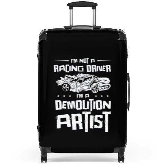 Demolition Derby Car Demo Driver Suitcases