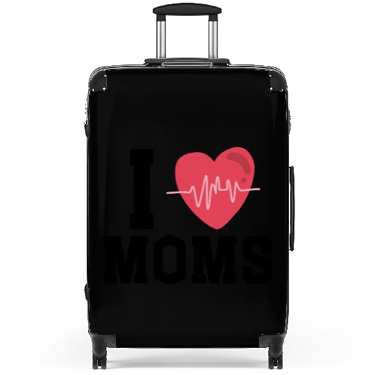 I Love Muscle Mommies Suitcases