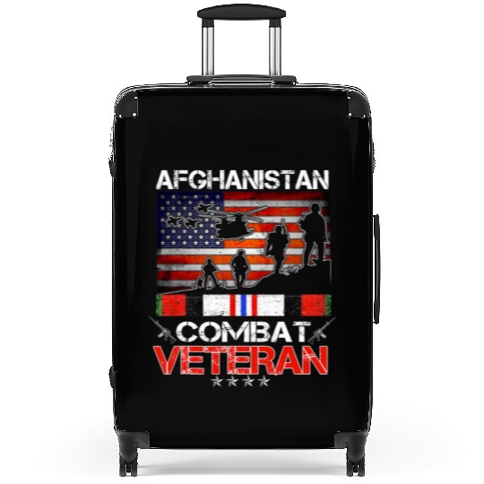 afghanistan combat veteran us veteran military Suitcases