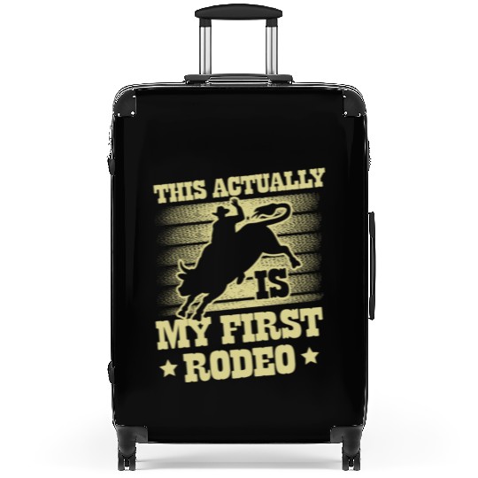 Bull Rider Bull Riding Western Rodeo Cowboy Lover Suitcases