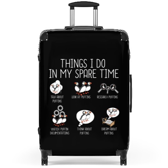 Funny Atlantic Puffin Bird Lover Women Puffin Suitcases
