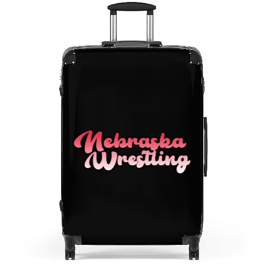 Nebraska Wrestling (State Colors) Suitcases