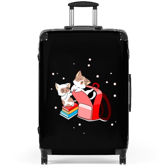 Cute Kittens School Books Bag Back To School Suitcases