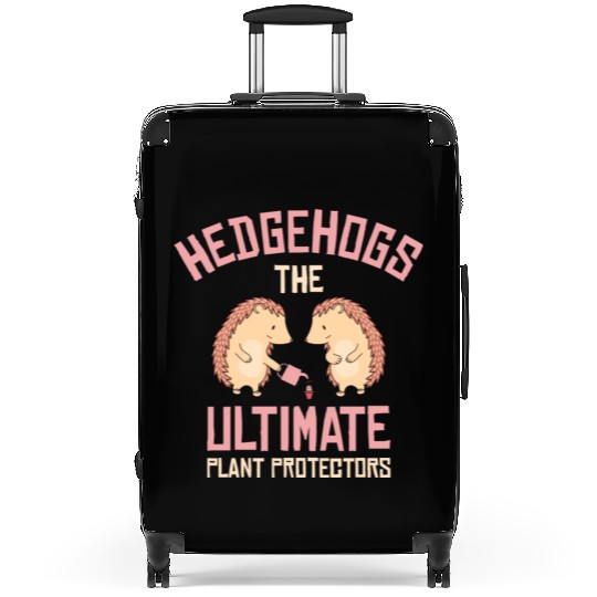 Gardening Hedgehog Planting Botany Garden Design Suitcases