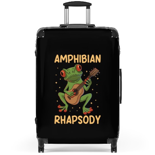 Red Eyed Frog Guitar Amphibian Rhapsody for a Suitcases