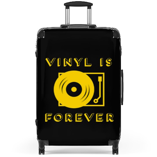 Vinyl is Forever Vinyl Record Collectors Suitcases