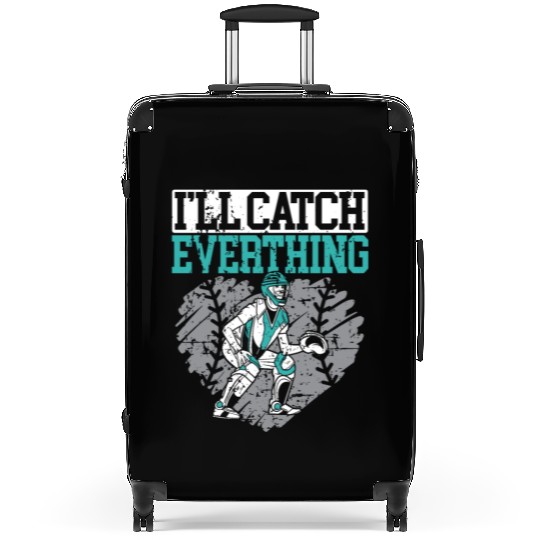 Baseball Lover Baseball Player Baseball Catcher Suitcases