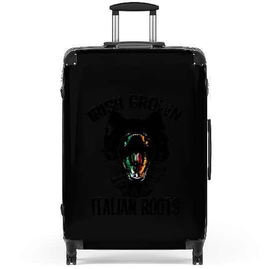 Irish grown with Italian roots,irish italian gifts Suitcases