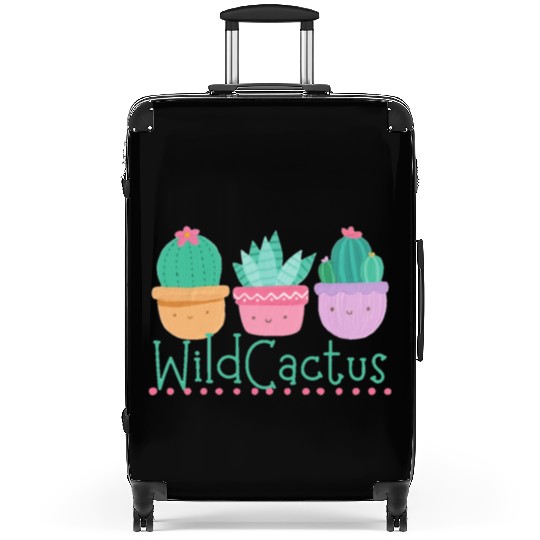 Wildflowers and cactus Suitcases