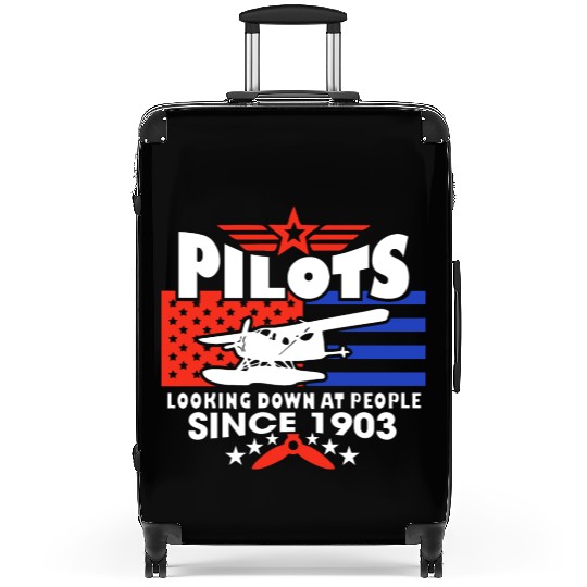 Pilots Looking Down At People SINCE 1903 Suitcases
