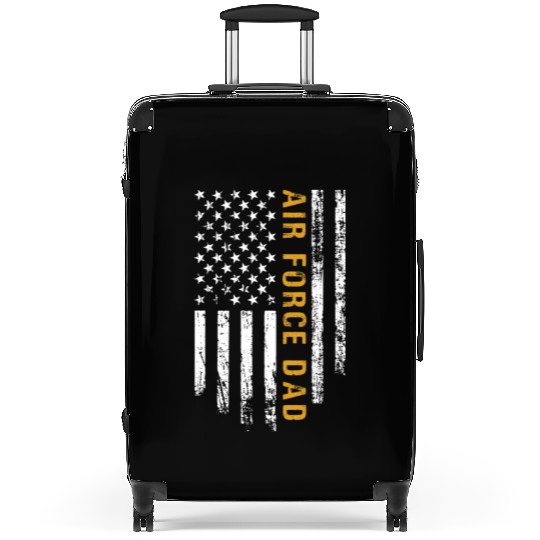 USA Flag Air Force Dad PILOT Suitcases