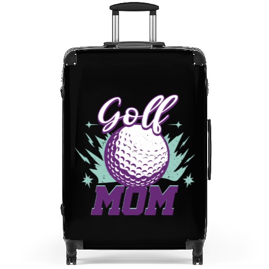 Golf Mom Athletic Sports Player Golfer Mother's Suitcases