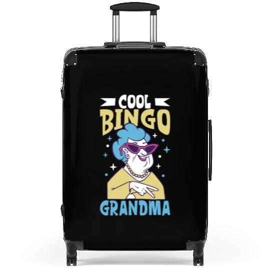 Bingo Card Game Grandma Bingo Player Bingo Cards Suitcases