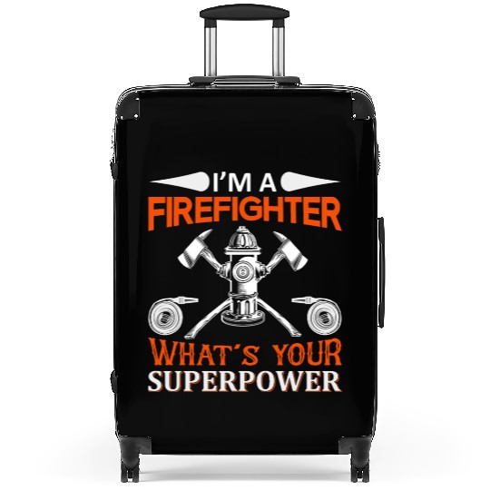I'm a Firefighter Suitcases