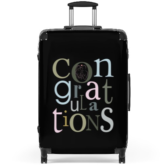 congratulations newborn baby Suitcases