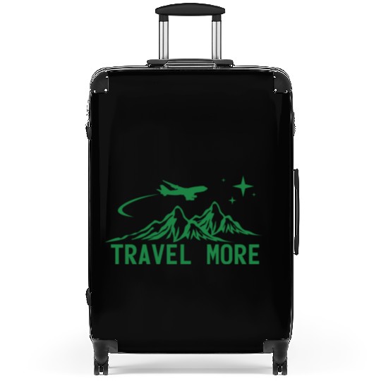 Travel More Vacation Explore Wanderlust Holidays Suitcases