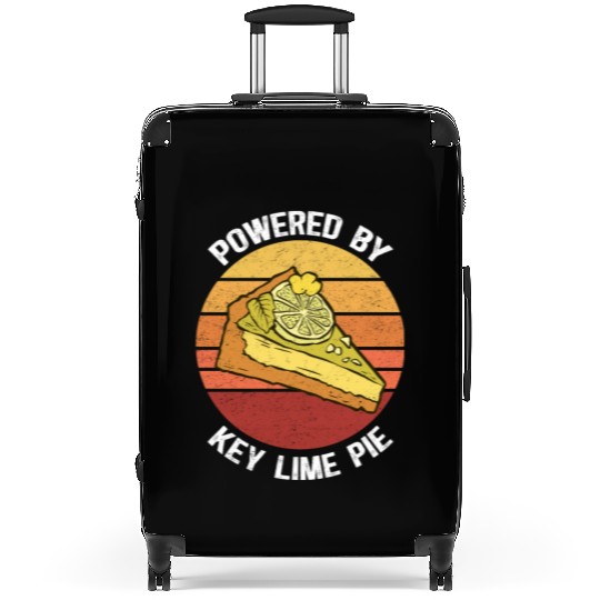 Powered By Key Lime Pie Pies Lover Suitcases