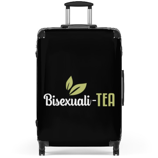 Bisexual Bisexuali Tea Gays Lgbt Lesbians Funny Suitcases