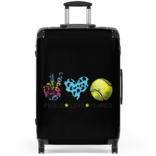 Peace Love Tennis 2 Suitcases