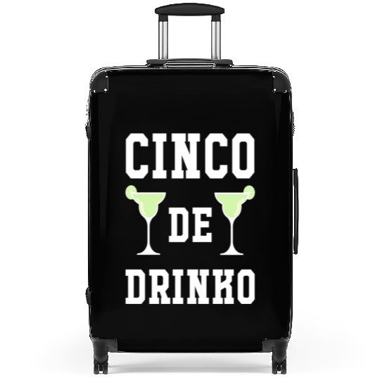 Cinco De Drinko Lime Cinco De Mayo May Fifth Suitcases