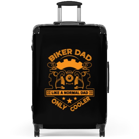 BIKER DAD LIKE A NORMAL DAD ONLY COOLER Suitcases