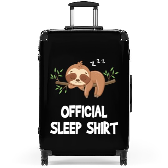 Official Sleep Suitcases Cute Funny Sloth Napping