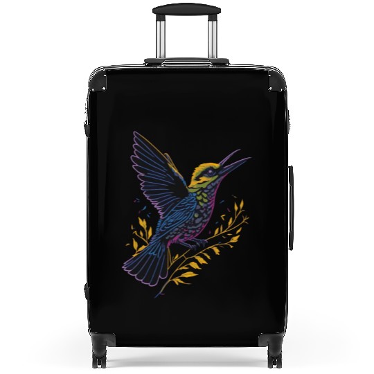 Nature Lovers - Charming Hummingbird Suitcases