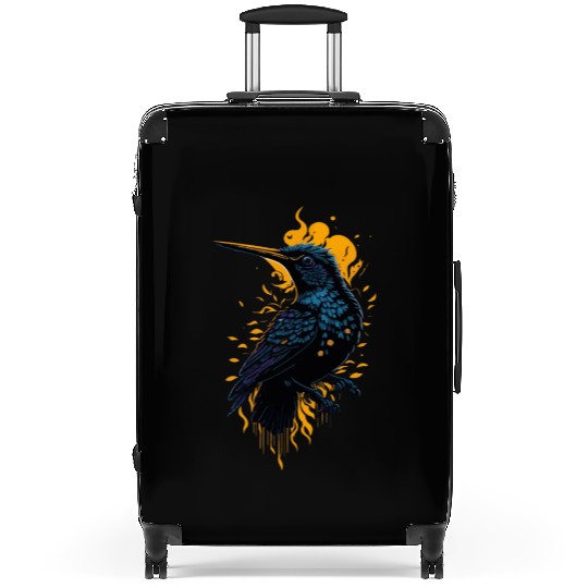 Nature Lovers - Charming Hummingbird Suitcases