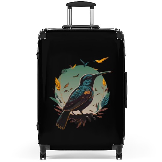 Nature Lovers - Charming Hummingbird Suitcases