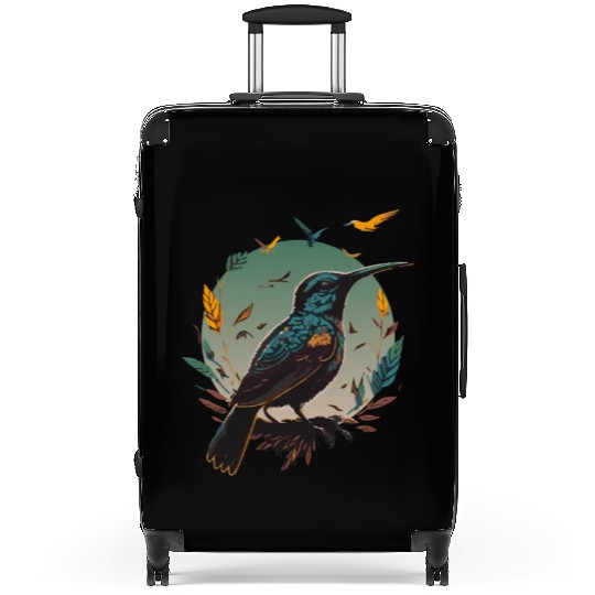 Nature Lovers - Charming Hummingbird Suitcases