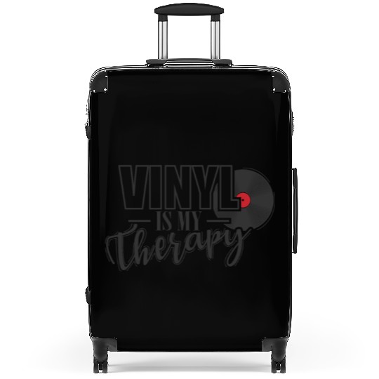 Vinyl is my Therapy Vinyl Record Music Suitcases
