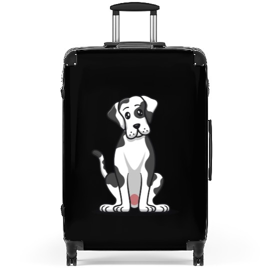 Cute Great Dane Dog Suitcases