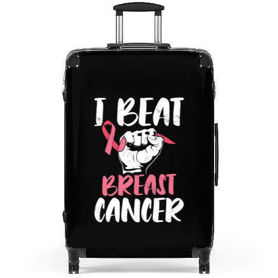 I Beat Breast Cancer Survivor Breast Cancer Suitcases